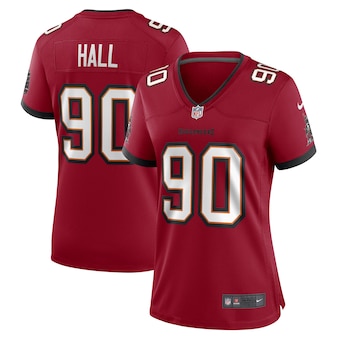 womens nike logan hall red tampa bay buccaneers game player 